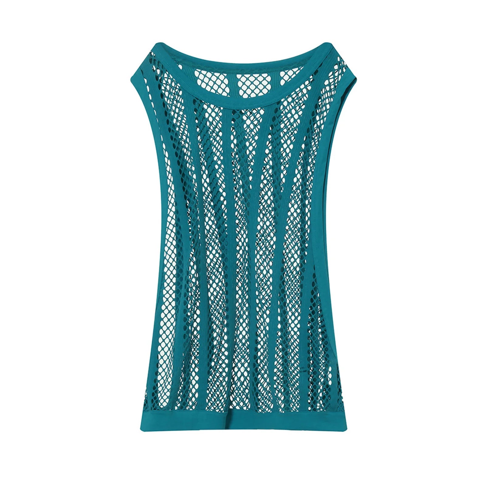 a flat lay of Green Pool Queen Net Top - pridevoyageshop.com - gay men's fashion, clubwear, party outfit
