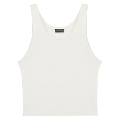 a flat lay of White Marina Gossip Mesh Top - pridevoyageshop.com - gay men's fashion, clubwear, party outfit
