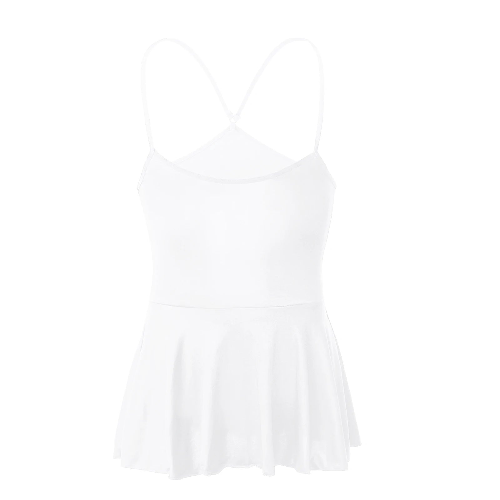 a flat lay of White Powerplay Sissy Chemise - pridevoyageshop.com - gay men's lingerie, bodywear, fetish wear
