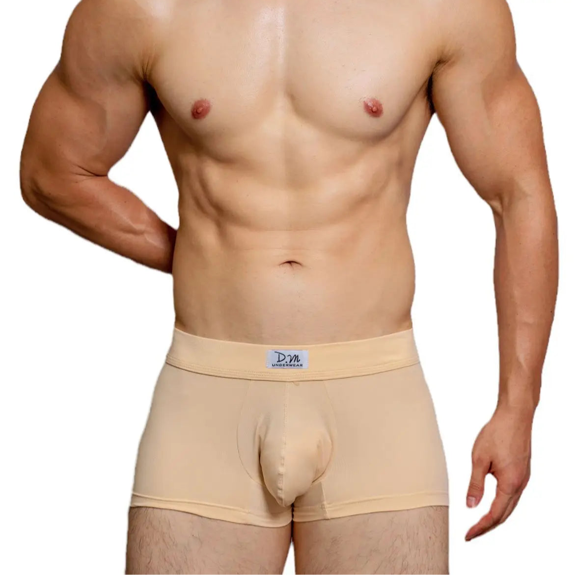 a hot man in Apricot DM Pure Bulge Boxers - pridevoyageshop.com - gay men’s thongs, boxers, briefs and jockstraps