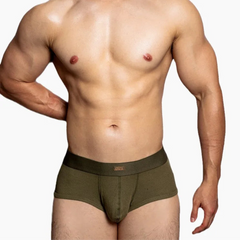 a hot man in army green DM Pose Boxer Briefs - pridevoyageshop.com - gay men’s thongs, boxers, briefs and jockstraps