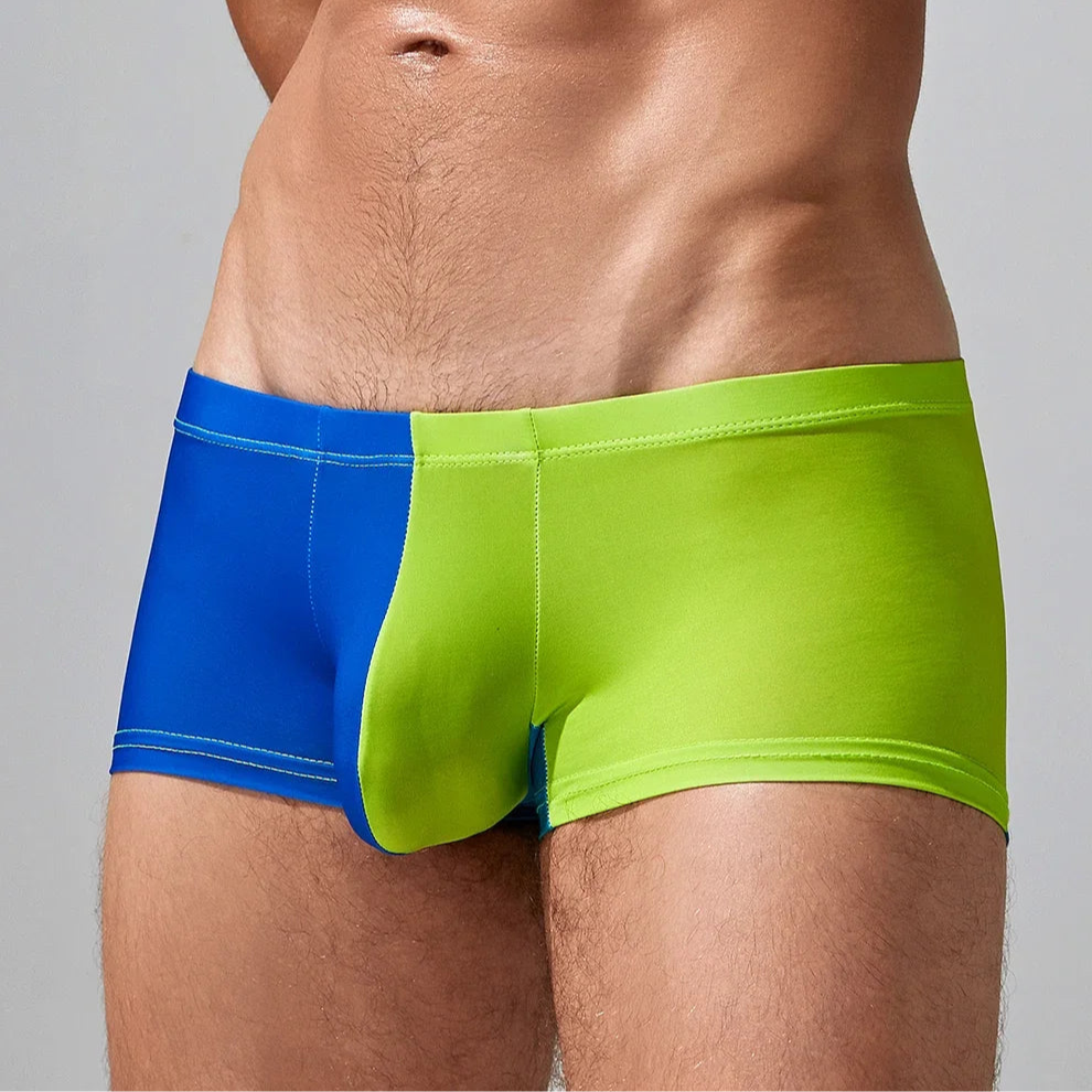 a hot man in green Seobean Varsity Boxer Briefs - pridevoyageshop.com - gay men’s thongs, boxers, briefs and jockstraps