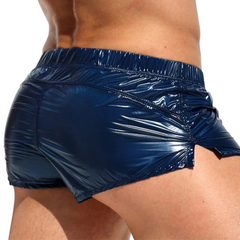 a man in Men’s Slippery Slut Glossy Boxer Shorts - pridevoyageshop.com - gay men’s thongs, boxers, briefs and jockstraps