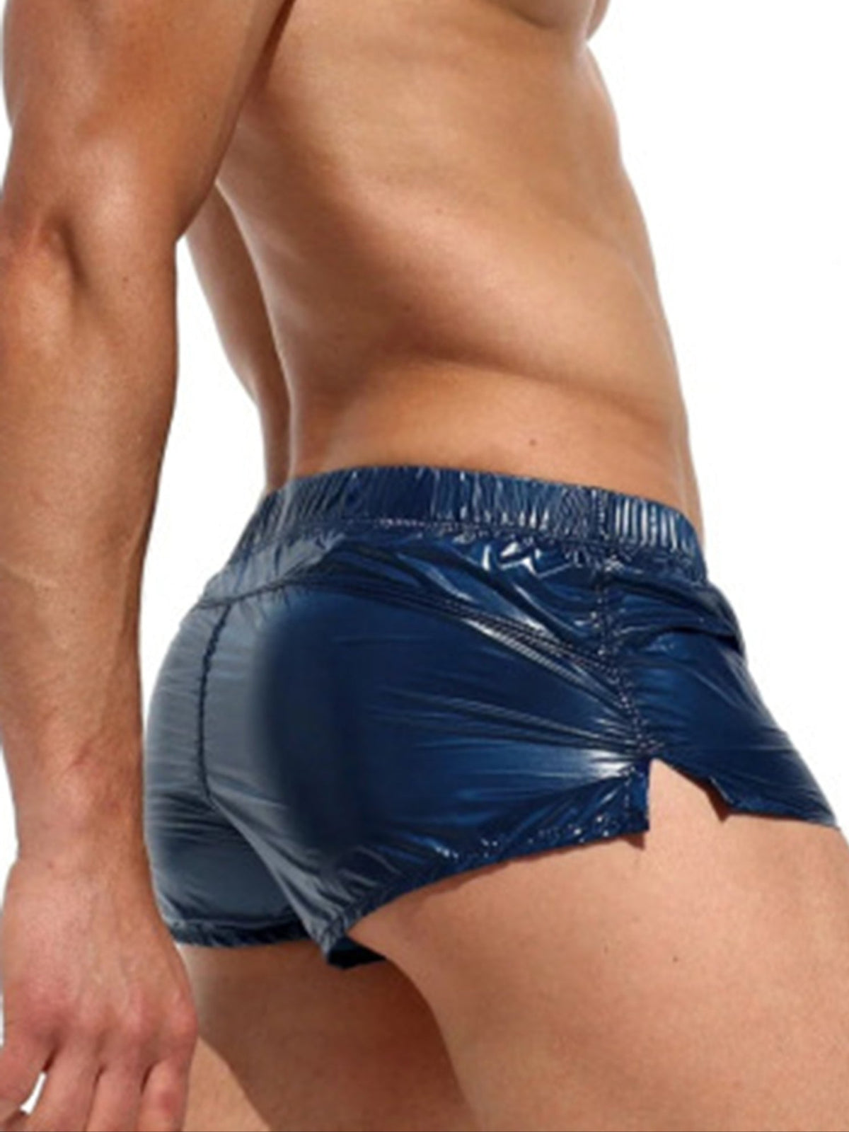 a man in Men’s Slippery Slut Glossy Boxer Shorts - pridevoyageshop.com - gay men’s thongs, boxers, briefs and jockstraps