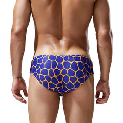 a sex man in Lavender Men’s Hex Mesh Swim Briefs - pridevoyageshop.com - gay men’s sexy swim briefs, trunks, board shorts, and bikinis