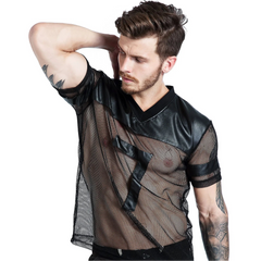 a sexy man in 7 Men’s The QB Mesh Jersey – pridevoyageshop.com – gay men’s harness, lingerie and fetish wear