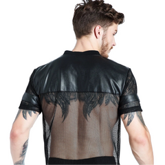 a sexy man in 7 Men’s The QB Mesh Jersey – pridevoyageshop.com – gay men’s harness, lingerie and fetish wear