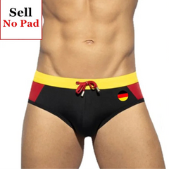 a sexy man in Germany flag Men’s World Play National Flags Swim Briefs - pridevoyageshop.com - gay men’s sexy swim briefs, trunks, board shorts, and bikinis