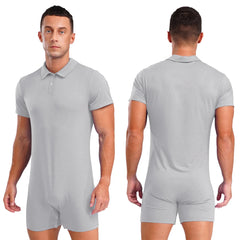a sexy man in Gray Handler Singlet - pridevoyageshop.com - gay men's lingerie, bodywear, fetish wear
