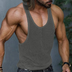a sexy man in Gray Marina Gossip Mesh Top - pridevoyageshop.com - gay men's fashion, clubwear, party outfit
