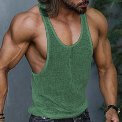 a sexy man in Green Marina Gossip Mesh Top - pridevoyageshop.com - gay men's fashion, clubwear, party outfit
