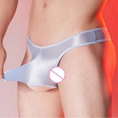 a sexy man in Light blue Men’s Penis Sleeve Thong - pridevoyageshop.com - gay men’s thongs, boxers, briefs and jockstraps