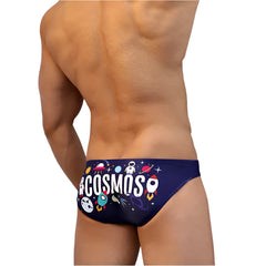 a sexy man in Men’s Cosmic Orbit Micro Swim Briefs - pridevoyageshop.com - gay men’s sexy swim briefs, trunks, board shorts, and bikinis