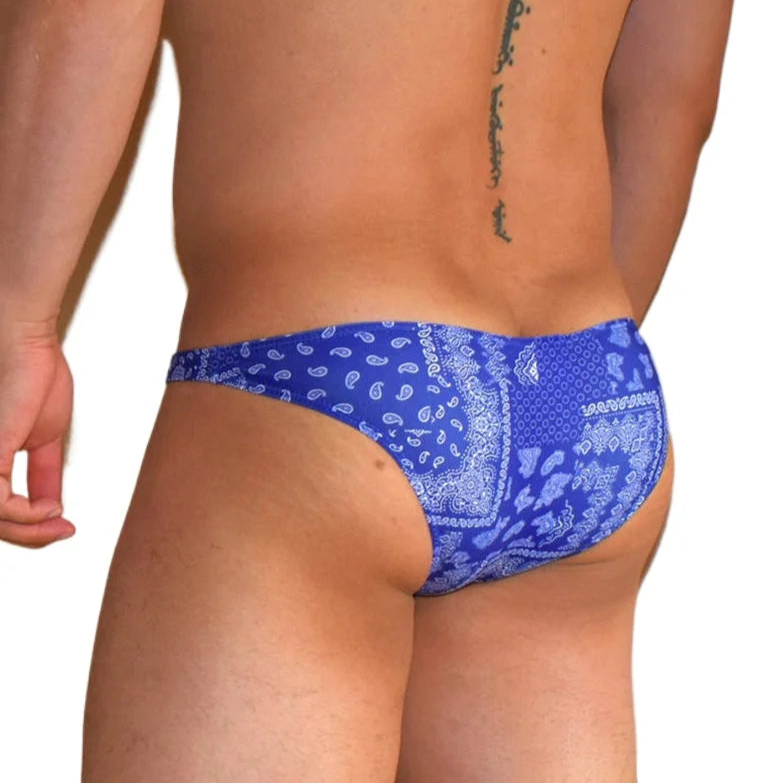 a sexy man in Men’s Deep Sea Bulge Swim Bikini Briefs - pridevoyageshop.com - gay men’s sexy swim briefs, trunks, board shorts, and bikinis