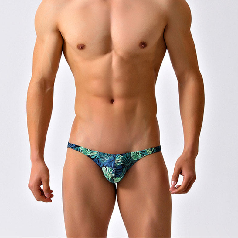 a sexy man in Men’s Hung in the Jungle Skinny Swim Briefs - pridevoyageshop.com - gay men’s sexy swim briefs, trunks, board shorts, and bikinis