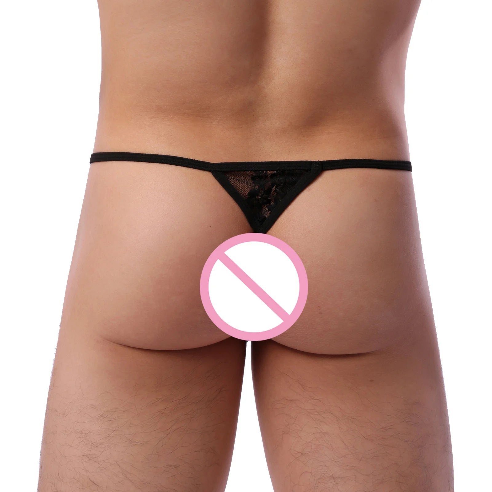 a sexy man in Men’s Lace Bow G-String Thong - pridevoyageshop.com - gay men’s thongs, boxers, briefs and jockstraps