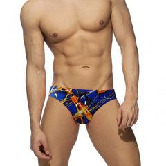 a sexy man in Men’s Sea Lava Swim Briefs - pridevoyageshop.com - gay men’s sexy swim briefs, trunks, board shorts, and bikinis