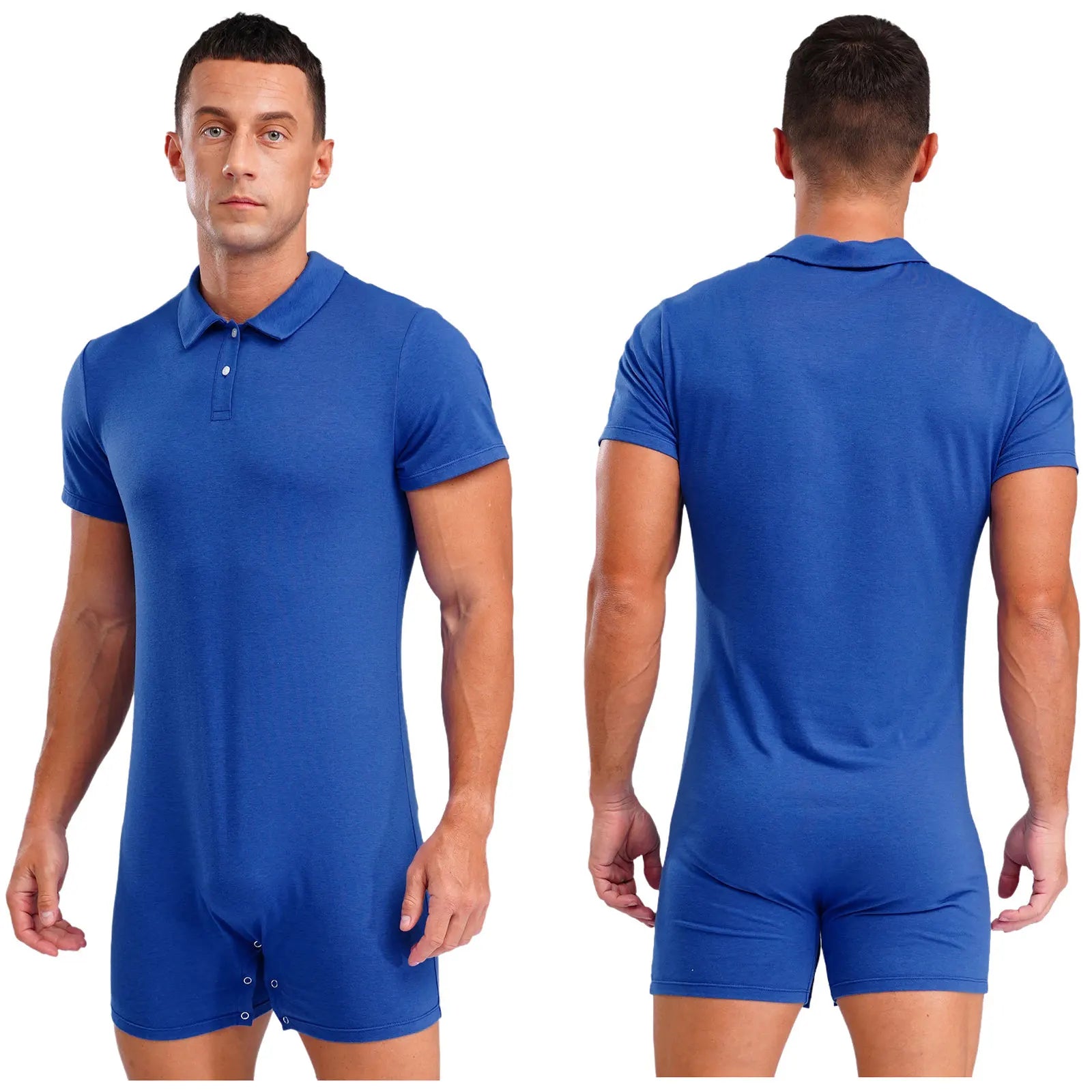 a sexy man in Royal Blue Handler Singlet - pridevoyageshop.com - gay men's lingerie, bodywear, fetish wear
