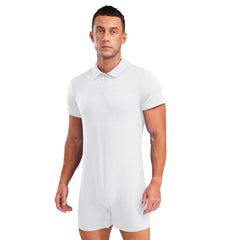 a sexy man in White Handler Singlet - pridevoyageshop.com - gay men's lingerie, bodywear, fetish wear
