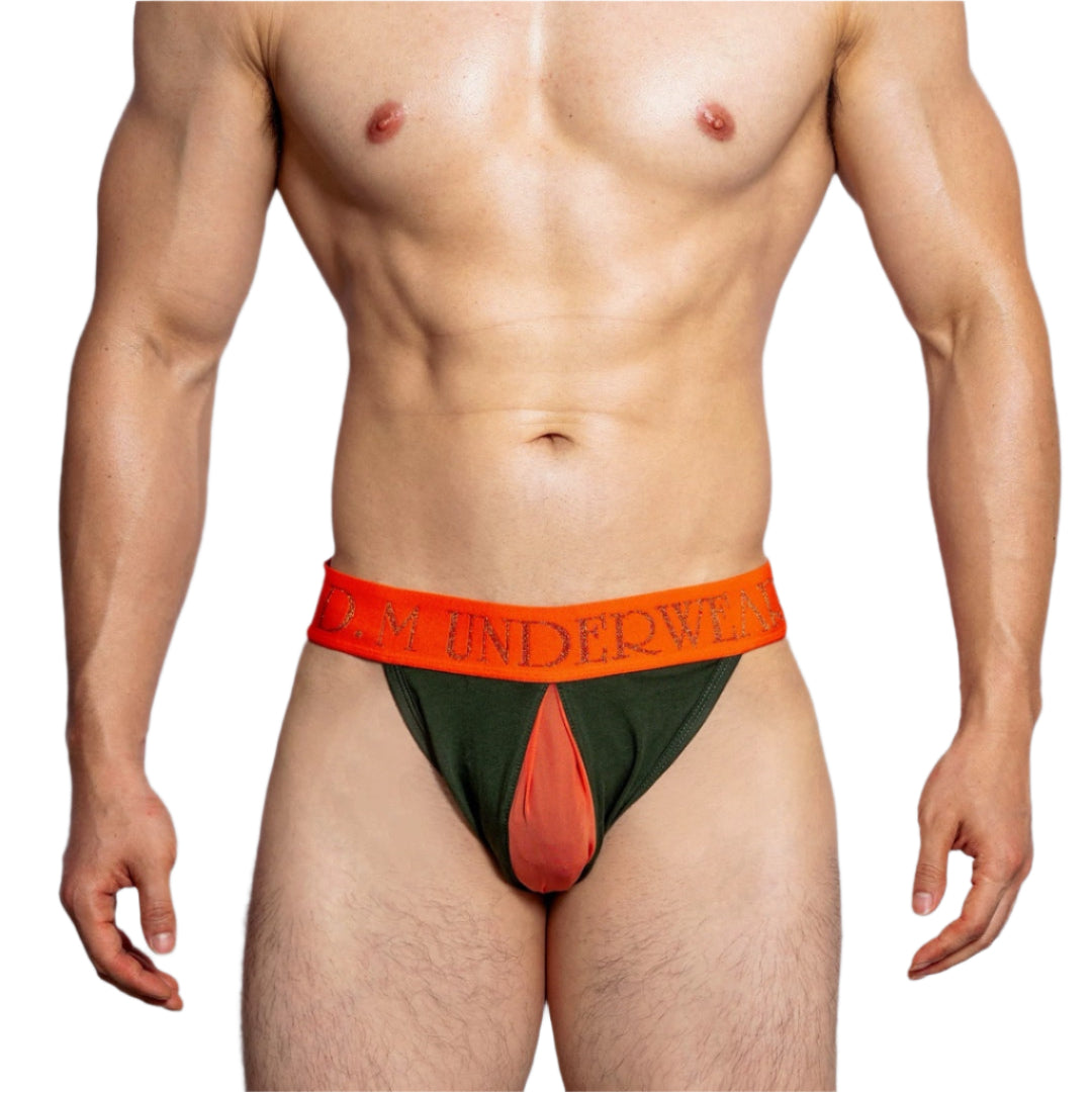 a sexy man in army green DM Ray of Light Sexy Gay Jockstrap - pridevoyageshop.com - gay men’s thongs, boxers, briefs and jockstraps