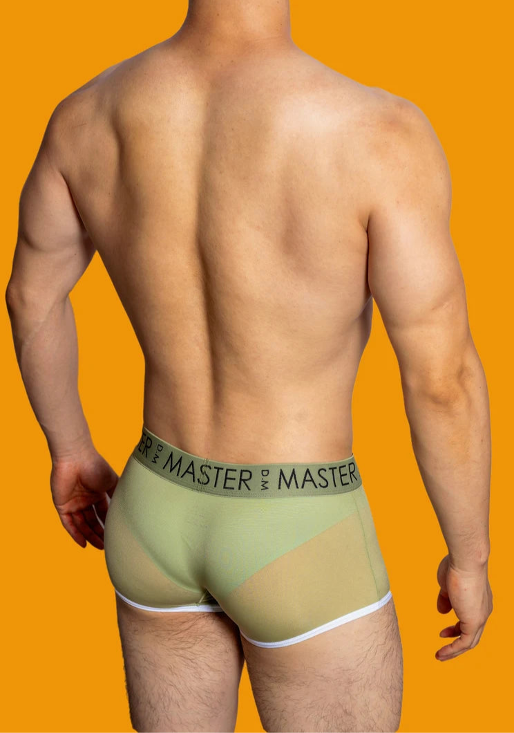a sexy man in army green DM See Me Boxer Briefs - pridevoyageshop.com - gay men’s thongs, boxers, briefs and jockstraps