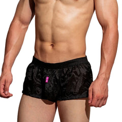 a sexy man in black DM Men’s Airdrop Low-Rise Sheer Boxers – pridevoyageshop.com – gay men’s sexy swim briefs, trunks, board shorts, and bikinis