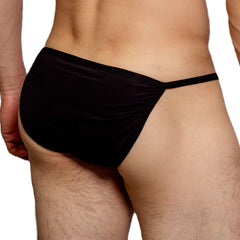 a sexy man in black DM Men’s Blow Me Side-String Brief - pridevoyageshop.com - gay men’s thongs, boxers, briefs and jockstraps