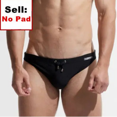 a sexy man in black Desmiit Men’s After Hours Aquatics Briefs - pridevoyageshop.com - gay men’s sexy swim briefs, trunks, board shorts, and bikinis