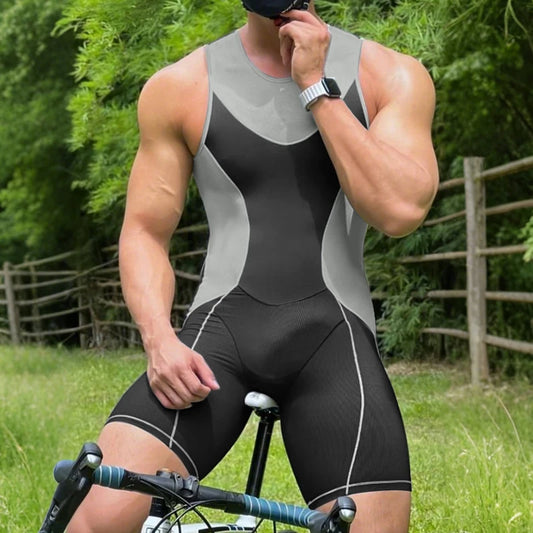 a sexy man in black Men’s Apex Contour Bodysuit – pridevoyageshop.com – gay men’s harness, lingerie and fetish wear