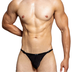 a sexy man in black Men’s Blow Me Quick-Release Brief - pridevoyageshop.com - gay men’s thongs, boxers, briefs and jockstraps
