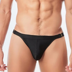 a sexy man in black Men’s Thigh High Rider Swim Briefs - pridevoyageshop.com - gay men’s sexy swim briefs, trunks, board shorts, and bikinis