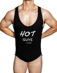 a sexy man in black The Label Jock-Back Bodysuit – pridevoyageshop.com – gay men’s harness, lingerie and fetish wear