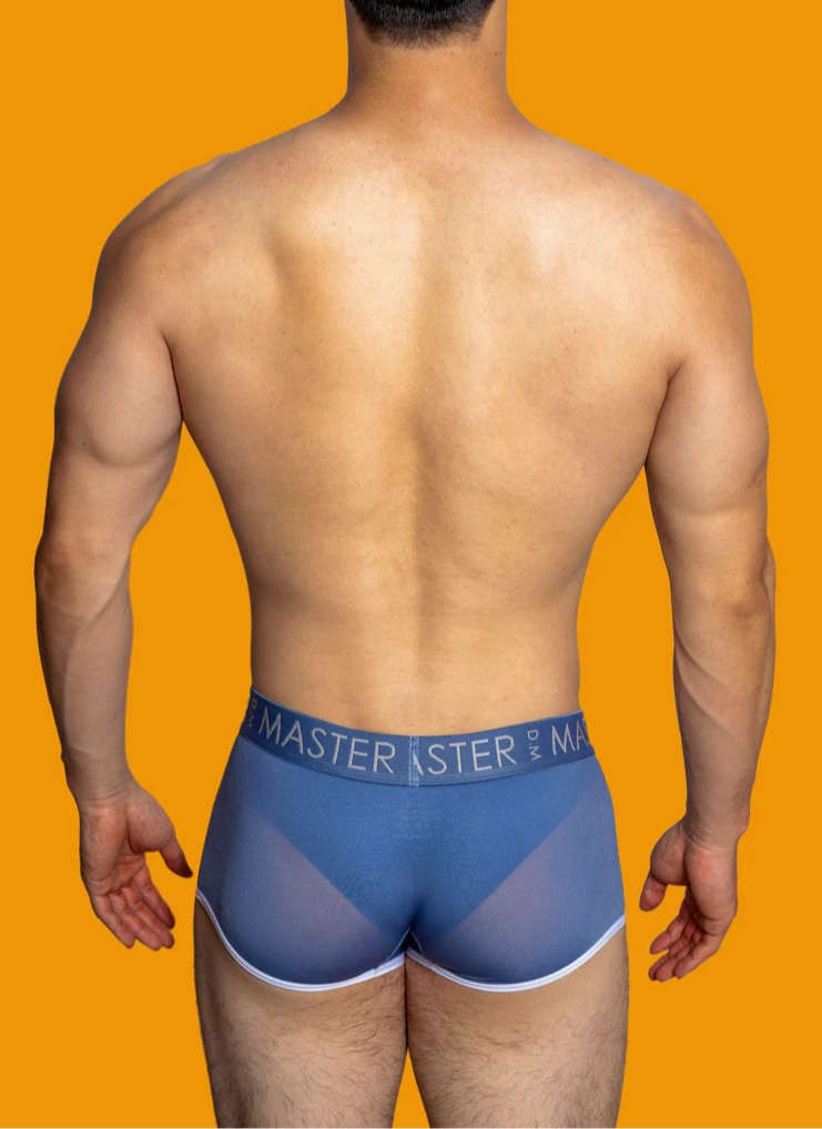 a sexy man in blue DM See Me Boxer Briefs - pridevoyageshop.com - gay men’s thongs, boxers, briefs and jockstraps
