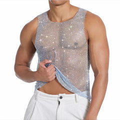 a sexy man in blue Like what you see? Check out our Mesh and Sheer Collection! - pridevoyageshop.com - gay men’s harness, lingerie and fetish wear