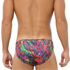 a sexy man in graffiti Men’s Rip Me Off Swim Briefs - pridevoyageshop.com - gay men’s sexy swim briefs, trunks, board shorts, and bikinis