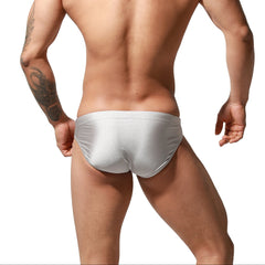 a sexy man in gray Men’s Officer on Duty Low Rise Swim Briefs - pridevoyageshop.com - gay men’s sexy swim briefs, trunks, board shorts, and bikinis