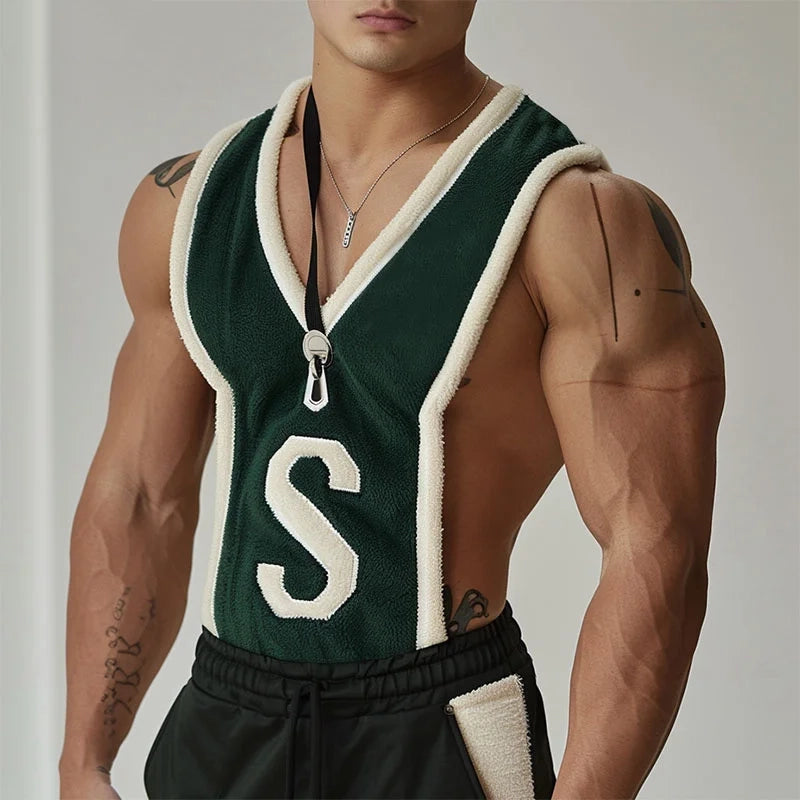 a sexy man in green Open Season Crop Top – pridevoyageshopcom – gay mens clubwear mesh tanks crop tops fashion tops partywear activewear