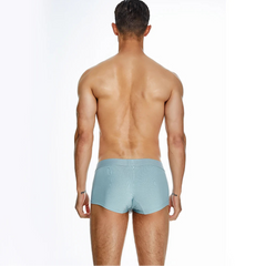 a sexy man in light blue Men’s Thirst Trap Classic Boxers - pridevoyageshop.com - gay men’s thongs, boxers, briefs and jockstraps