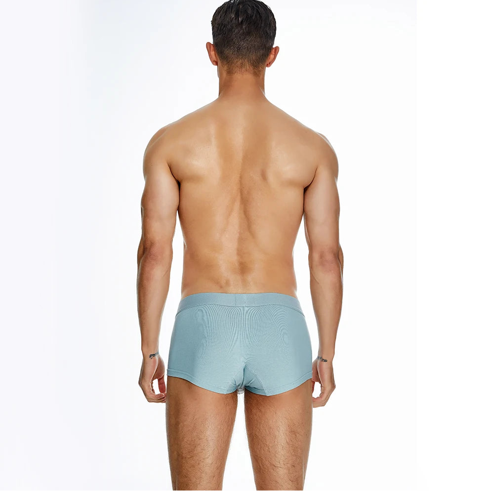 a sexy man in light blue Men’s Thirst Trap Classic Boxers - pridevoyageshop.com - gay men’s thongs, boxers, briefs and jockstraps