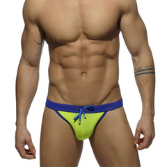 a sexy man in light green Men’s Forbidden Fruit Bikini Swim Briefs - pridevoyageshop.com - gay men’s sexy swim briefs, trunks, board shorts, and bikinis