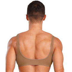 a sexy man in nude Boytoy Deep Scoop Rib Vest - pridevoyageshop.com - gay men’s harness, lingerie and fetish wear