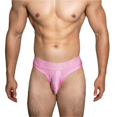 a sexy man in pink DM Men’s Master Glossy Thong - pridevoyageshop.com - gay men’s thongs, boxers, briefs and jockstraps