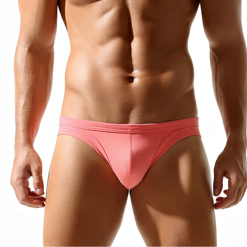 a sexy man in pink DM Men’s “Rip Me” Slashed Booty Briefs - pridevoyageshop.com - gay men’s thongs, boxers, briefs and jockstraps