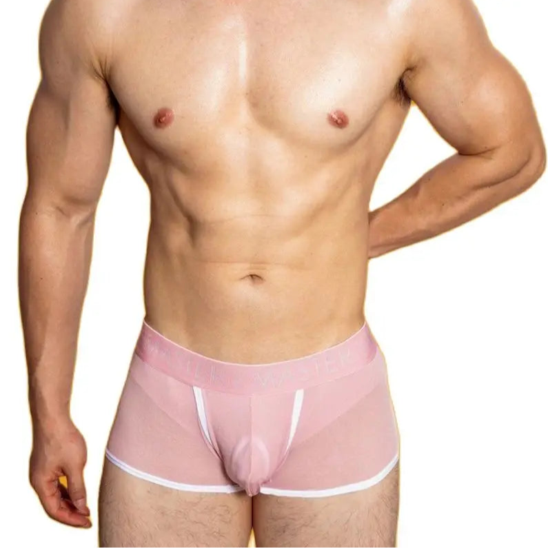 a sexy man in pink DM See Me Boxer Briefs - pridevoyageshop.com - gay men’s thongs, boxers, briefs and jockstraps