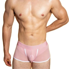 a sexy man in pink DM See Me Boxer Briefs - pridevoyageshop.com - gay men’s thongs, boxers, briefs and jockstraps