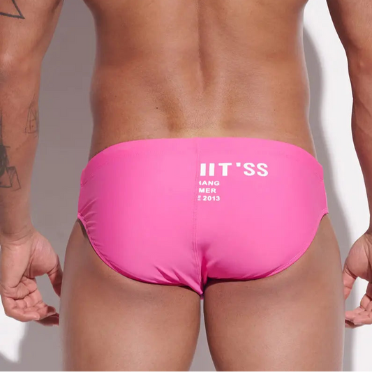a sexy man in pink Men’s MVP Meatpack Swim Briefs - pridevoyageshop.com - gay men’s sexy swim briefs, trunks, board shorts, and bikinis2