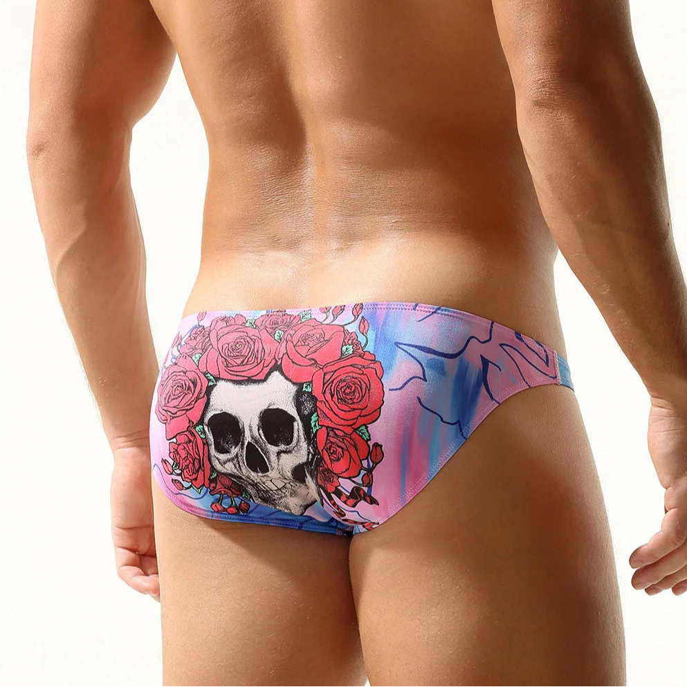 a sexy man in pink Men’s Soul Seducer Swim Briefs - pridevoyageshop.com - gay men’s sexy swim briefs, trunks, board shorts, and bikinis
