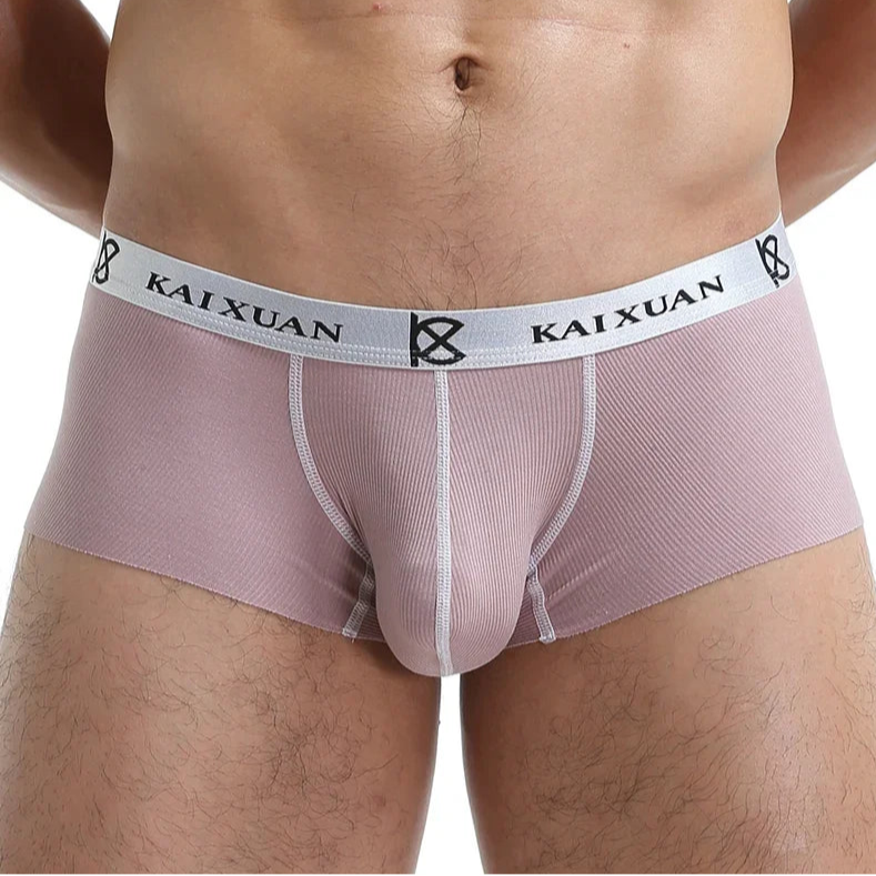 a sexy man in pink Mens Seamless Chroma Mini Trunks - pridevoyageshop.com - gay men’s thongs, boxers, briefs and jockstraps