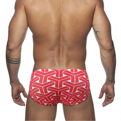a sexy man in red Men’s Brickhouse Booty Swim Briefs - pridevoyageshop.com - gay men’s sexy swim briefs, trunks, board shorts, and bikinis