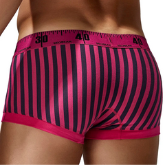 a sexy man in red SEOBEAN Size Matters Striped Boxers - pridevoyageshop.com - gay men’s thongs, boxers, briefs and jockstraps